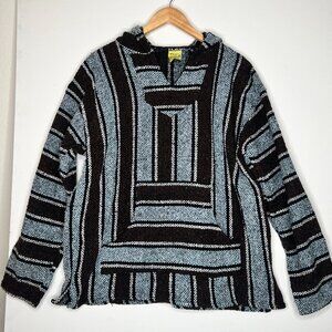 Mexican Baja Hoodie Surf Hippie Pullover Unisex